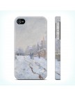Чехол ACase для iPhone 4 | 4S Snow Scene at Argenteuil