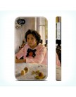 Чехол ACase для iPhone 4 | 4S Girl with Peaches. Portrait of Vera Mamontova