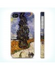 Чехол ACase для iPhone 4 | 4S Road with Cypress and Star