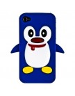 Чехол для iPhone 4 | 4S Синий пингвин