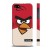 Чехол QCase для iPhone 5 | 5S Angry Bird Red (пластиковый чехол, защитная пленка, заставка)