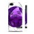 Чехол QCase для iPhone 5 | 5S Dange (Violet Girl) (пластиковый чехол, защитная пленка, заставка)