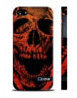 Чехол QCase для iPhone 5 | 5S Death (пластиковый чехол, защитная пленка, заставка)