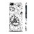 Чехол QCase для iPhone 5 | 5S Hohloma White / Белая Хохлома (пластиковый чехол, защитная пленка, заставка)