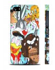 Чехол QCase для iPhone 5 | 5S K.Kazantsev - Disney / Дисней (пластиковый чехол, защитная пленка, заставка)