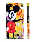 Чехол QCase для iPhone 5 | 5S K.Kazantsev - Mickey Fuck / Микки Маус (пластиковый чехол, защитная пленка, заставка)