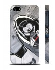 Чехол QCase для iPhone 5 | 5S K.Kazantsev - Mickey Rocket / Микки Маус (пластиковый чехол, защитная пленка, заставка)