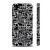 Чехол QCase для iPhone 5 | 5S Marimekko Black (пластиковый чехол, защитная пленка, заставка)