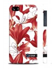Чехол QCase для iPhone 5 | 5S Marimekko Flowers (пластиковый чехол, защитная пленка, заставка)