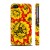 Чехол QCase для iPhone 4 | 4S Hohloma Yellow / Желтая Хохлома  (пластиковый чехол, защитная пленка, заставка)