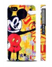Чехол QCase для iPhone 4 | 4S K.Kazantsev - Mickey Fuck / Микки Маус (пластиковый чехол, защитная пленка, заставка)