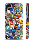 Чехол QCase для iPhone 4 | 4S Logos (пластиковый чехол, защитная пленка, заставка)