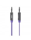 Кабель Belkin MIXIT Aux Cable 3.5mm фиолетовый плоский