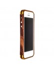 Бампер ELEMENT CASE Ronin для iPhone 5 | 5S золотистый под дерево + чехол