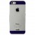 Накладка Moshi для iPhone 5 прозрачная с фиолетовыми краями