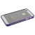 Бампер пластиковый для iPhone 5 со стразами фиолетовый