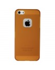 Накладка MOMAX Ultra Thin для iPhone 5 оранжевая ультратонкая, полупрозрачная