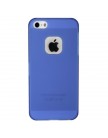 Накладка MOMAX Ultra Thin для iPhone 5 синяя ультратонкая, полупрозрачная