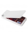 Накладка для iPhone 5 с зеркалом и местом для кредитки белая