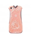 Накладка для iPhone 5 платье узор на розовом