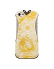 Накладка для iPhone 5 платье узор на желтом