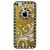 Накладка металлическая для iPhone 5 со стразами золотистая