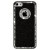 Накладка для iPhone 5 с блестками и стразами черная