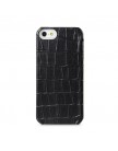 Накладка кожаная Melkco для iPhone 5C Leather Snap Cover (Crocodile Print Pattern - Black)