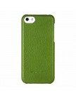 Накладка кожаная Melkco для iPhone 5C Leather Snap Cover (Green LC)