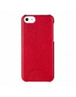 Накладка кожаная Melkco для iPhone 5C Leather Snap Cover (Red LC)