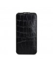 Чехол Melkco для iPhone 5C Leather Case Jacka Type (Crocodile Print Pattern - Black)