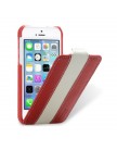 Чехол Melkco для iPhone 5C Leather Case Jacka Type Limited Edition (Red/ White LC)