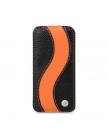 Чехол Melkco для iPhone 5C Leather Case Special Edition Jacka Type (Black/ Orange LC)