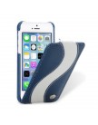 Чехол Melkco для iPhone 5C Leather Case Special Edition Jacka Type (Dark Blue/ White LC)