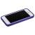 Бампер для iPhone 5C синий с синей полосой