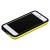 Бампер для iPhone 5C черный с желтой полосой