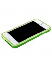 Бампер для iPhone 5C зеленый с зеленой полосой