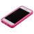 Бампер для iPhone 5C розовый с розовой полосой