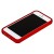 Бампер для iPhone 5C красный с красной полосой