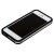 Бампер для iPhone 5C черный с прозрачной полосой