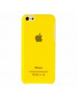 Накладка пластиковая XINBO для iPhone 5C толщина 0.8 мм желтая