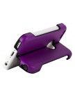 Накладка для iPhone 5C прорезиненная внутри фиолетовая