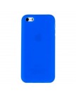 Чехол силиконовый для iPhone 5C мягкий синий