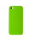 Чехол силиконовый для iPhone 5C мягкий зеленый
