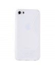 Чехол силиконовый для iPhone 5C жесткий белый