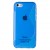 Чехол силиконовый для iPhone 5C жесткий синий