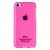 Чехол силиконовый TPU для iPhone 5C матовый ярко-розовый