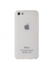 Чехол силиконовый TPU для iPhone 5C матовый белый