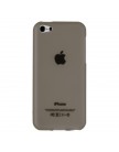 Чехол силиконовый TPU для iPhone 5C матовый серый