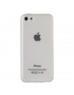 Чехол силиконовый TPU для iPhone 5C глянцевый прозрачный белый